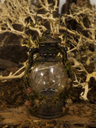 Vintage Lantern Mushroom Diorama